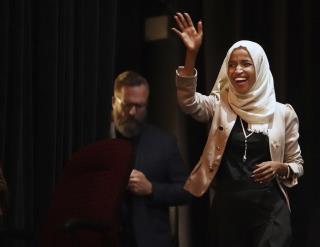 Crowd Welcomes Rep. Omar Home