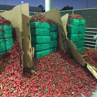 Feds Find 4 Tons of Pot in Shipment of Jalapeños