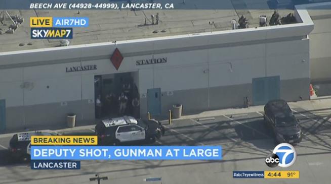 Sniper Hits LA County Deputy, Sparks Manhunt