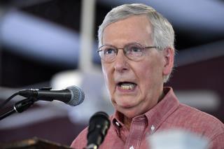 McConnell: Senate Won't Mull Gun Bill Without Sign From Trump