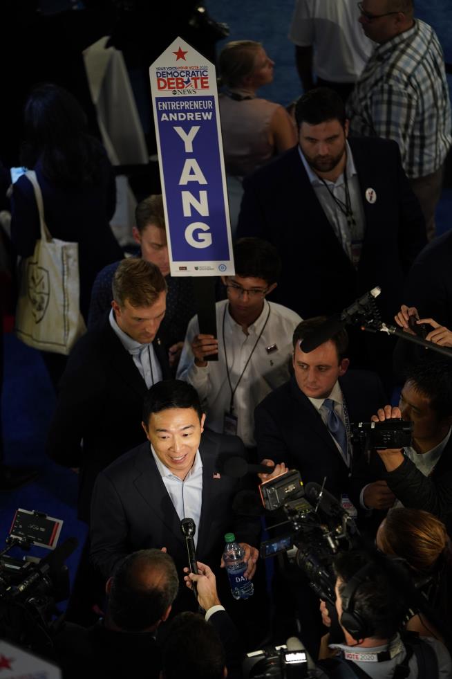 Andrew Yang's Offer Raises Legal Questions