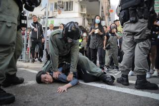 Hong Kong Police Shoot Protester Amid Day of Chaos