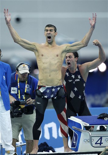 Phelps' Victory Dance: It's Evolutionary
