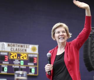 Warren's Fundraising Falls Off
