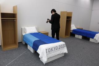 For First Time, Olympians Will Snooze on Cardboard Beds