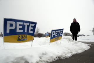 Pete's in the Lead in Iowa—but It's a Squeaker
