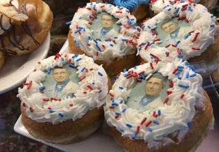 Dr. Fauci's Face Is on Hundreds of Doughnuts