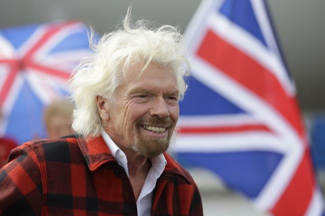 Branson Says He Will Use Island to Secure Loans