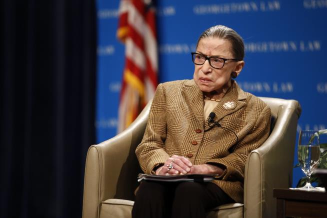 RBG Hospitalized, but Don't Worry