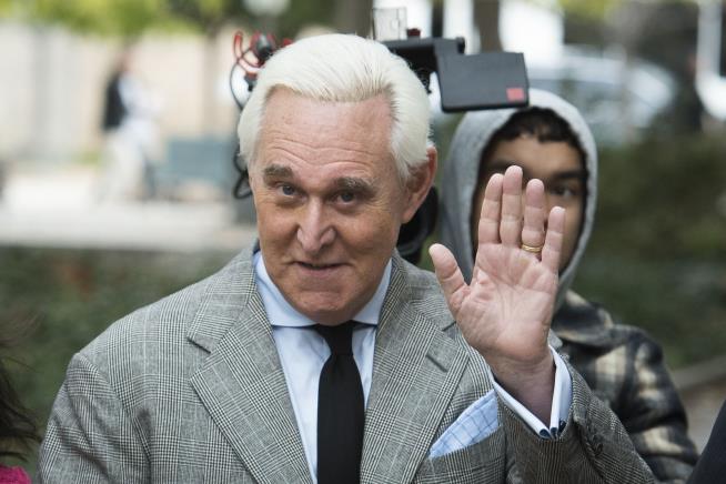 Trump Suggests Roger Stone Has No Worries About a Pardon