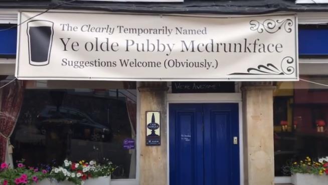 Pub Named After Slave Trader Is Now 'Pubby McDrunkFace'