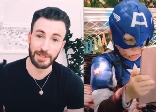 Chris Evans Reaches Out to Incredibly Brave Boy