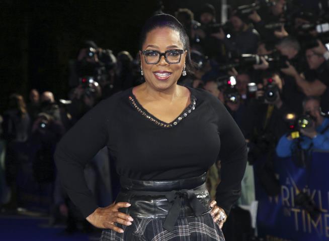 For First Time, Oprah Gives Cover to Someone Else
