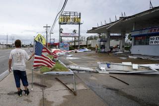 Louisiana's Lake Charles Feels Hurricane Laura's Power