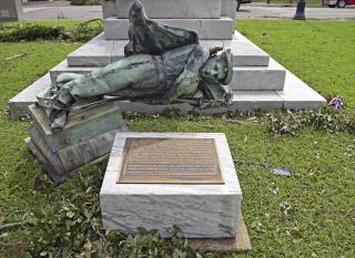 Parish Declines to Take Down Confederate Monument. Hurricane Doesn't