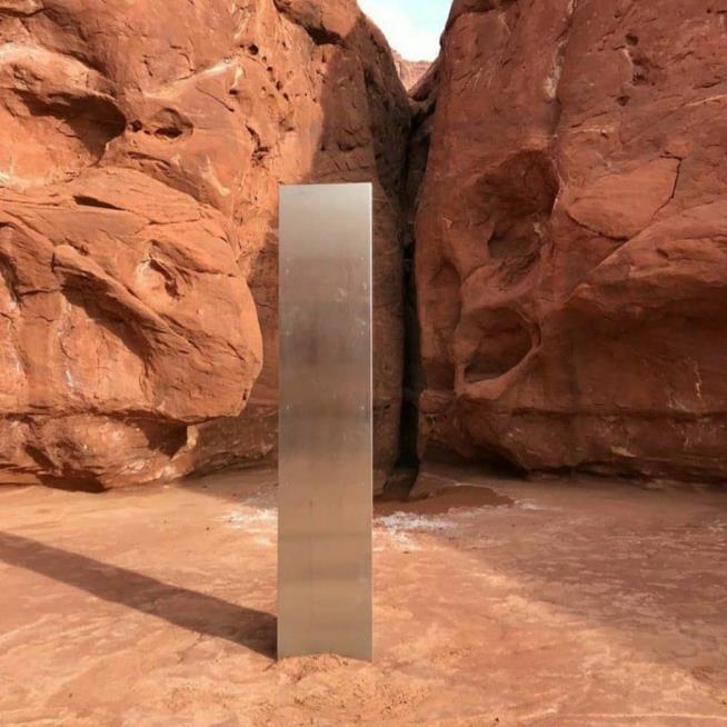 Theories Abound Over Weird Monolith