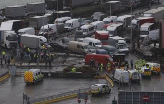 Tensions Rise for Stranded Truckers in UK