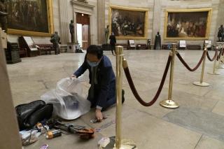 Heartbroken Lawmaker Joins Cleanup
