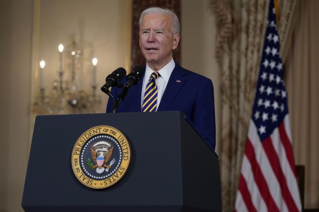 Biden Makes Big Break From Trump on Foreign Policy