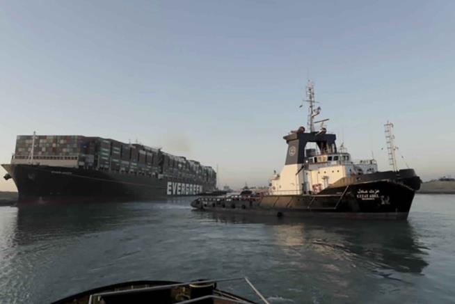 She's Free: Cargo Ship Is Unstuck From Suez Canal