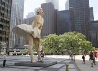 Giant Marilyn Monroe Statue Is Back, Still Controversial