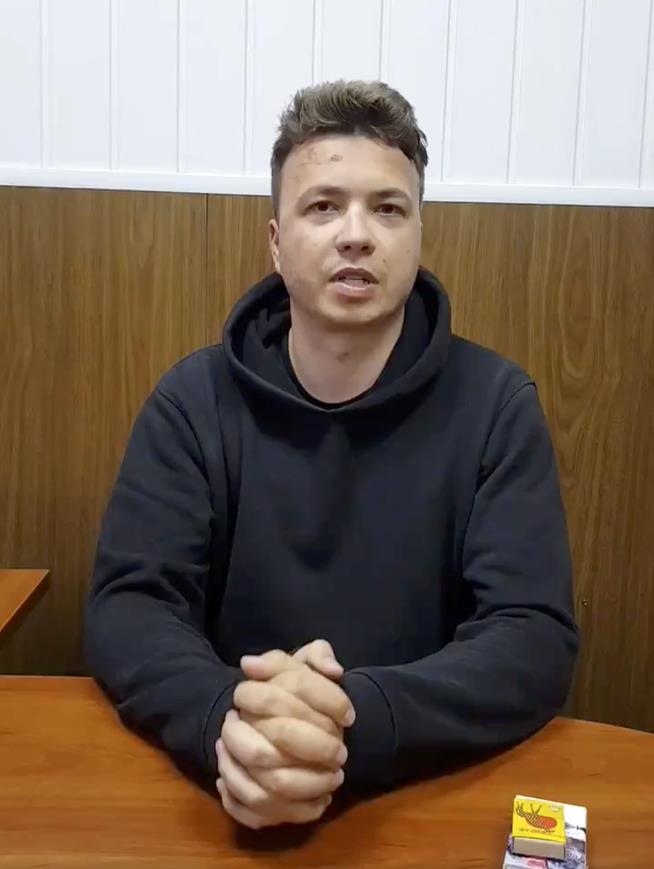 Arrested Belarus Journalist Surfaces in Brief Video
