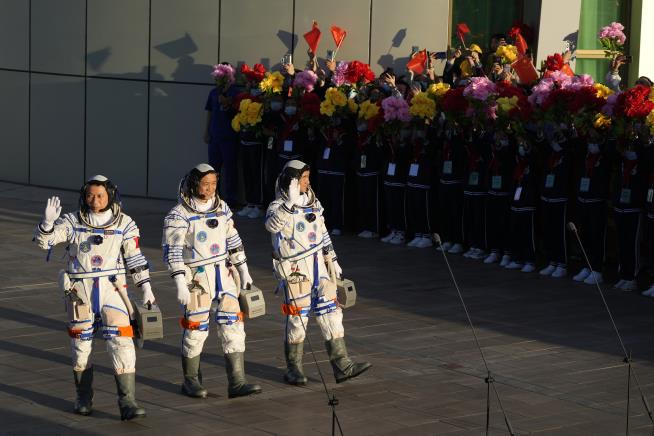 China Launches 3 Astronauts to New Space Station