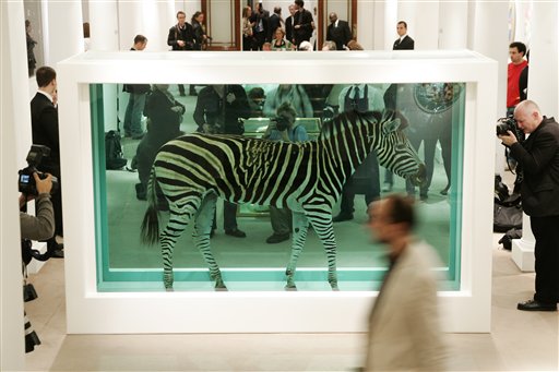 As Stocks Slide, Hirst Auction Breaks Records