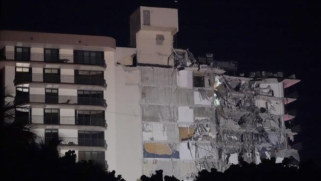 At 2am, Half a Florida Condo Building Crumbled