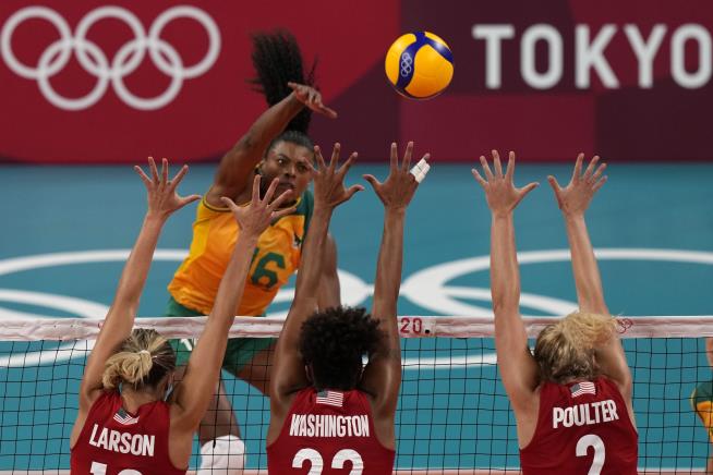 US Victory Over Brazil Brings First Volleyball Gold
