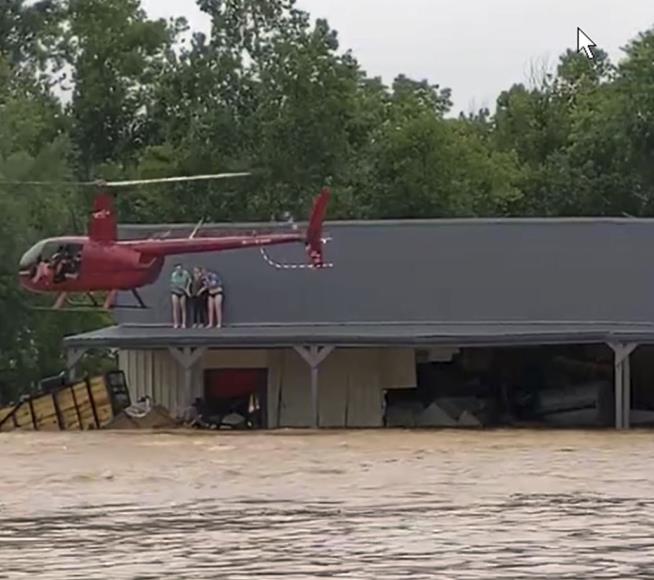 Civilian Helicopter Pilot Saved 17 in Tennessee Floods