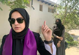 Taliban Use Force Against Female Protesters