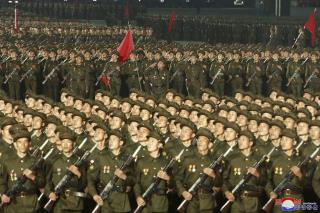 N. Korea Holds Unusually Toned-Down Military Parade