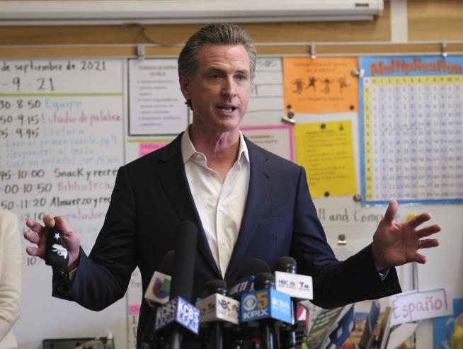 After Election Victory, COVID Hits Newsom Household