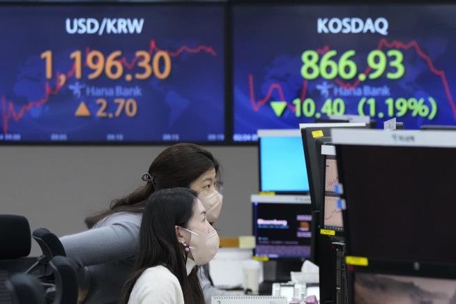 Asian Stocks Plunge, Oil Surges to Nearly $100 a Barrel on Russia Attack
