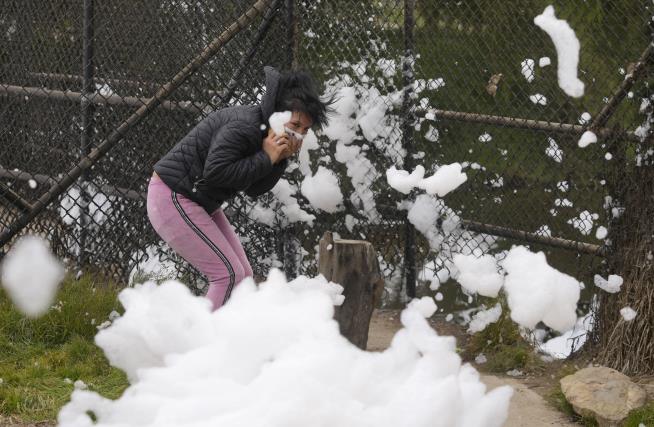 Awful-Smelling Foam Is Invading This City
