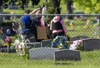 Gunfire at Cemetery Hits Multiple People