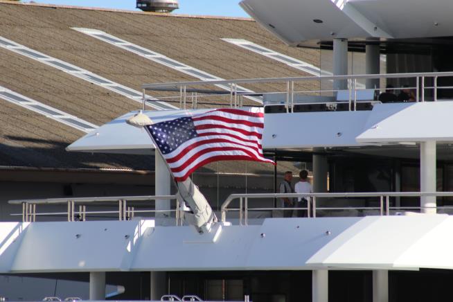 Russian Superyacht Arrives in Hawaii Flying US Flag