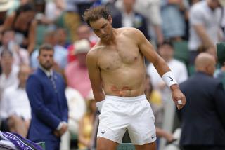 At Wimbledon, a Very Rare Late Withdrawal