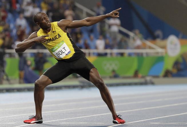 Fastest Man in the World Wants Ownership of His Victory Pose