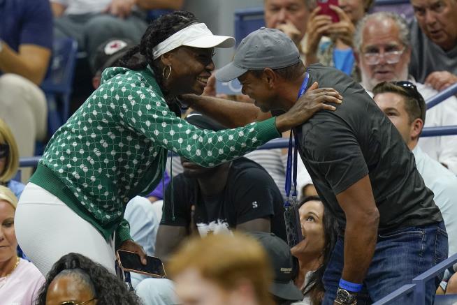 Serena Williams Wins Again at US Open, as Tiger Woods Watches