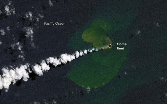 New Island Emerges From Pacific