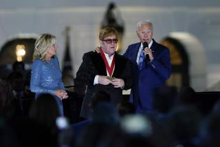 'Flabbergasted' Elton John Gets a Surprise From Biden