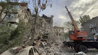 Russian Missiles Destroy Apartment Block