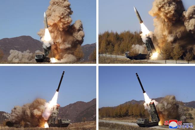 North Korea on That Barrage of Missile Tests: We're Practicing