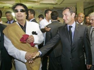 Sarko Cuts Nuke Deal With Gaddafi