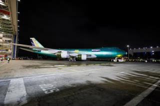 Boeing's Last 747 Rolls Out of Factory