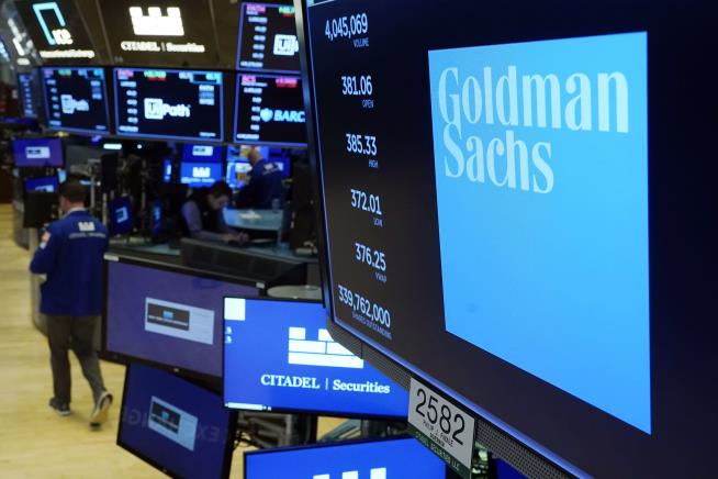 Dow Dragged Down by Goldman Sachs Results