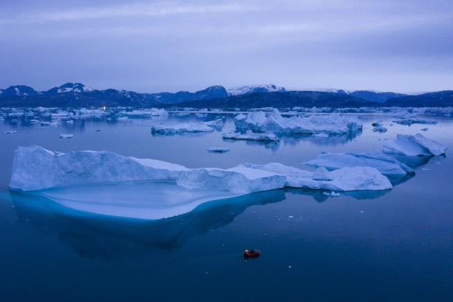 Greenland Temperatures at Warmest in 1K Years