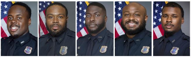 Five Memphis Cops Charged With Murder